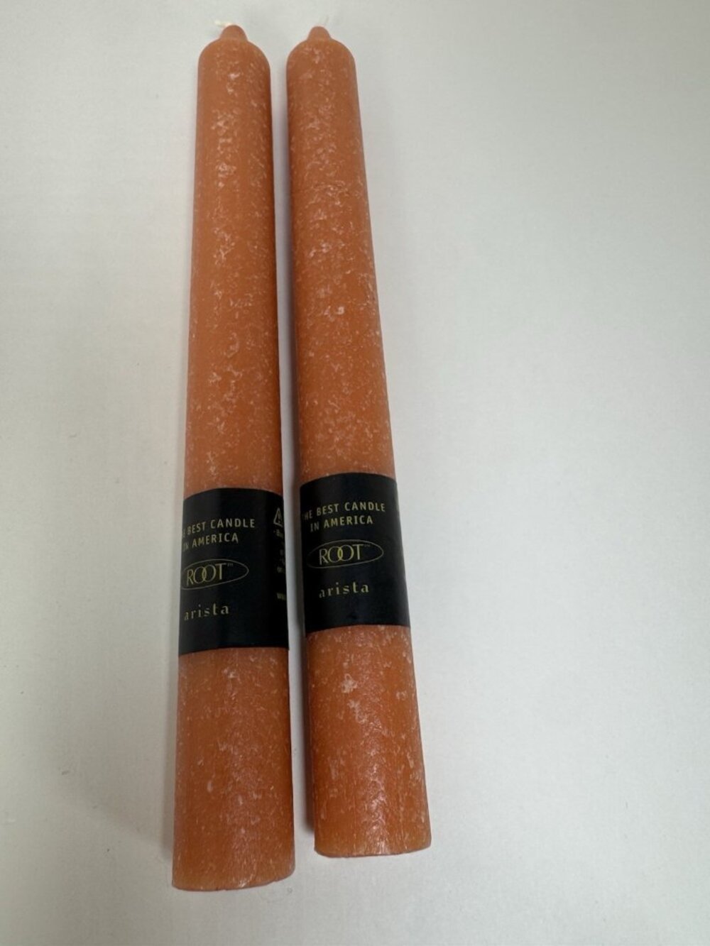 Lot Of 2 Root Timberline Arista Candles 9" Rust 58919 New